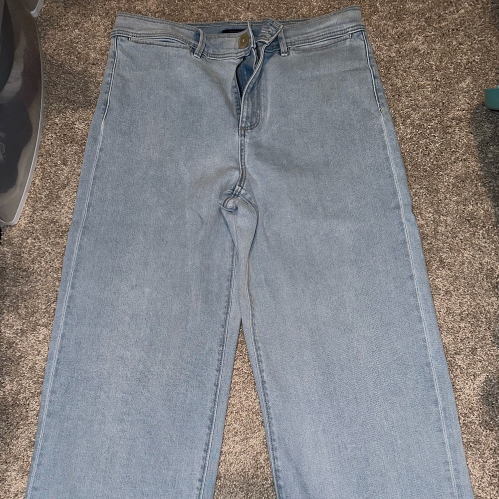 Anne Taylor, light blue jeans, size 12 petite